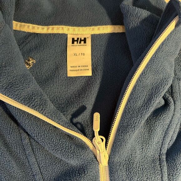 Helly Hansen Blue Half Zip mens Fleece Pullover Size XL - Picture 7 of 9